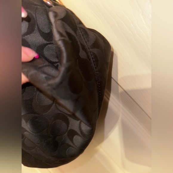 Coach Black C Monogram Ashely hobo Shoulder Bag Y2K contemporary - Picture 3 of 14
